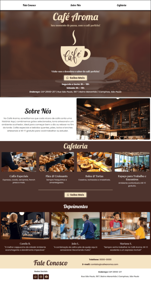 Template Cafeteria (PERSONALIZADO) - Imagem 2