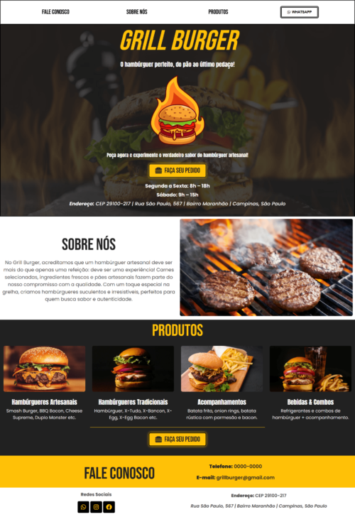 Template Hamburgueria (PERSONALIZADO) - Imagem 2